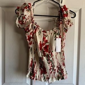 Reformation ryeton top